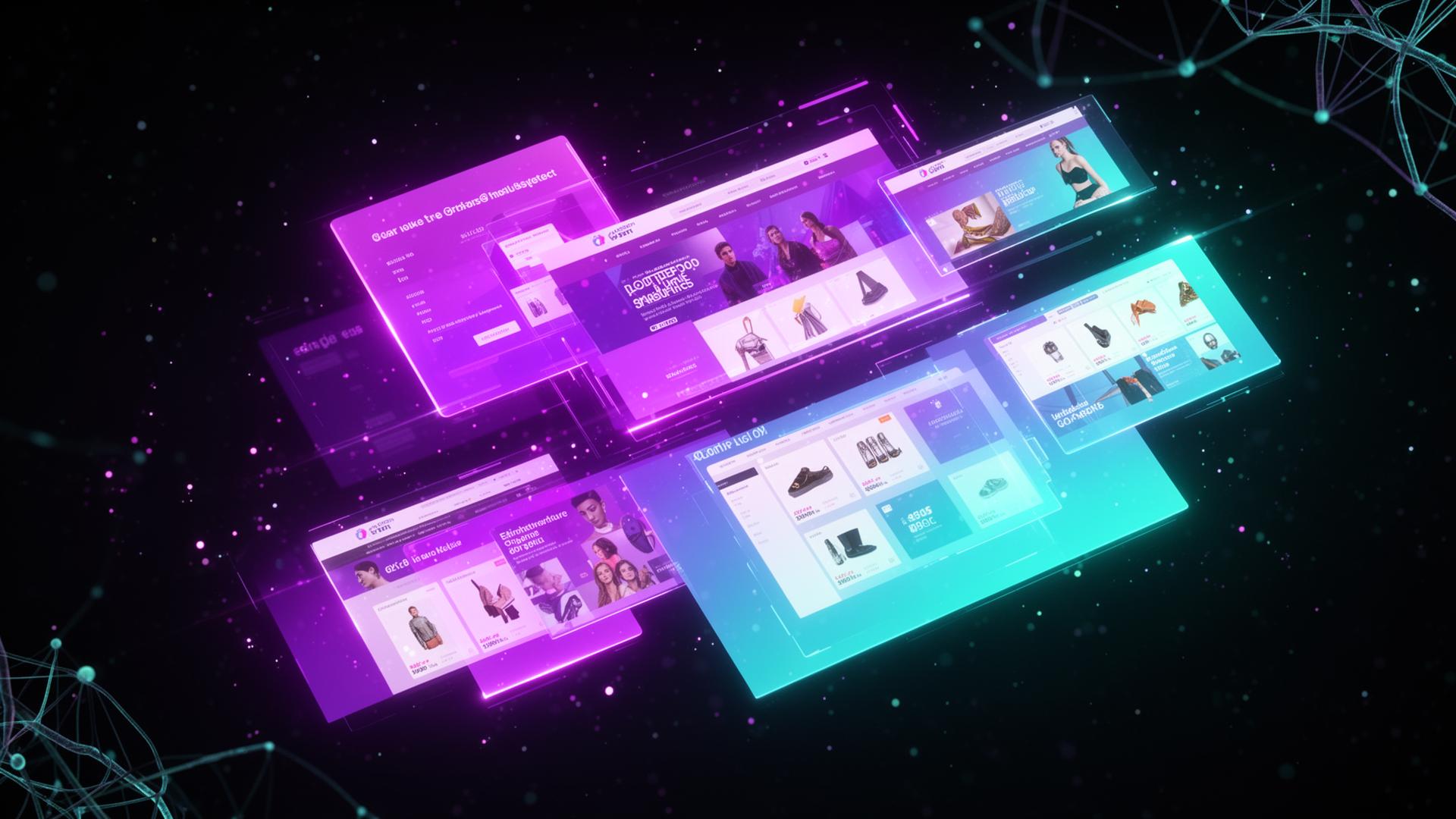 AI generating websites and ecommerce stores